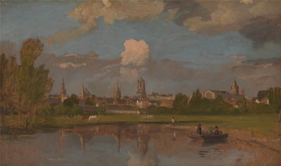 Oxford from the River with Christ Church in the Foreground by Joseph Mallord William Turner